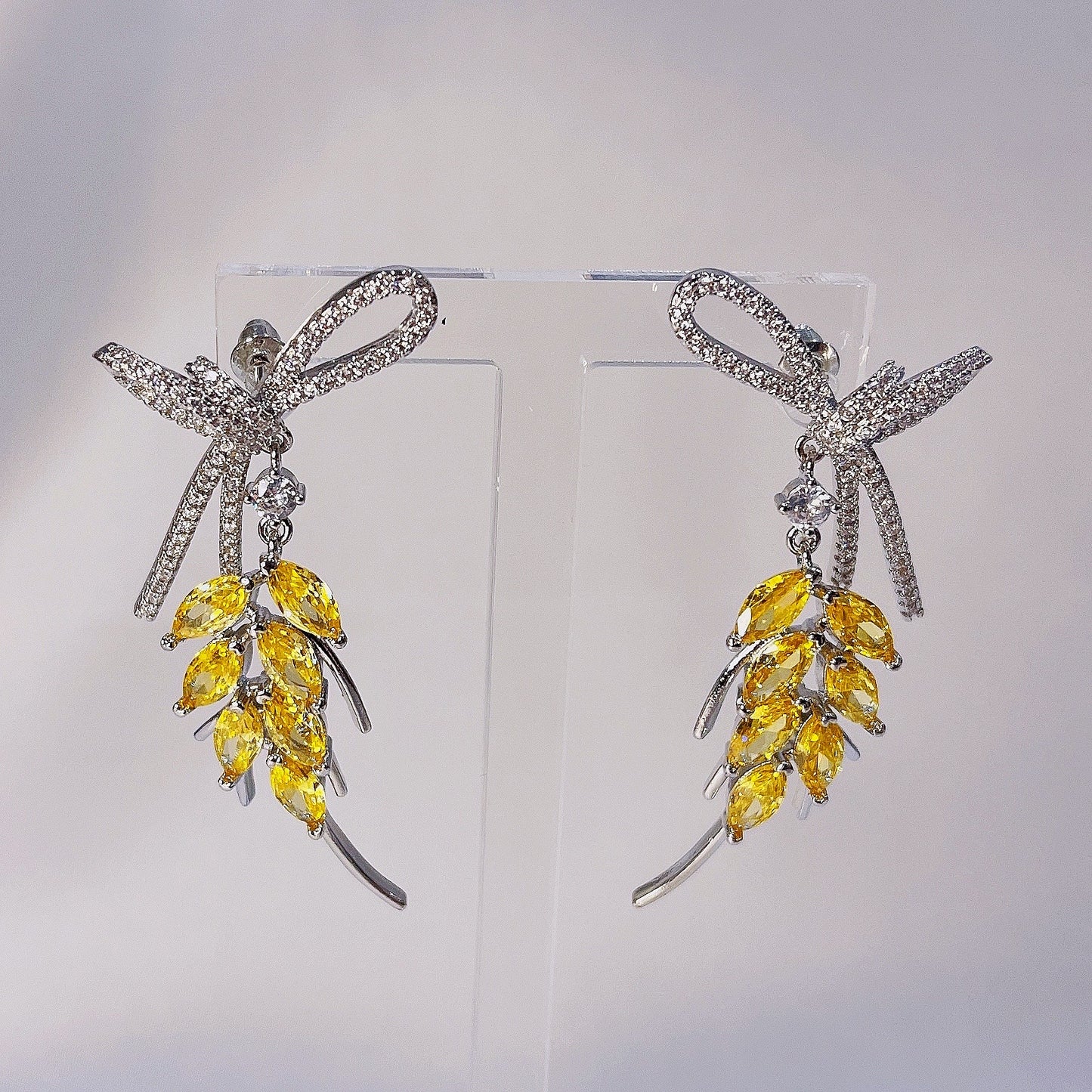 Sparkling Golden Wheats Earrings