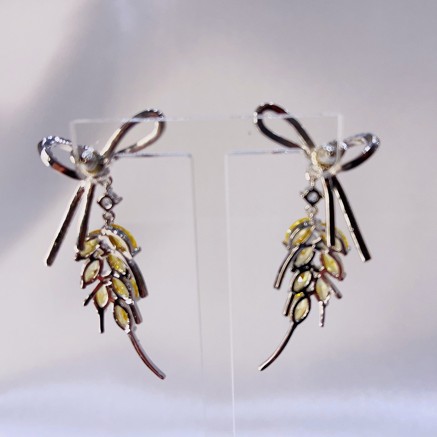 Sparkling Golden Wheats Earrings