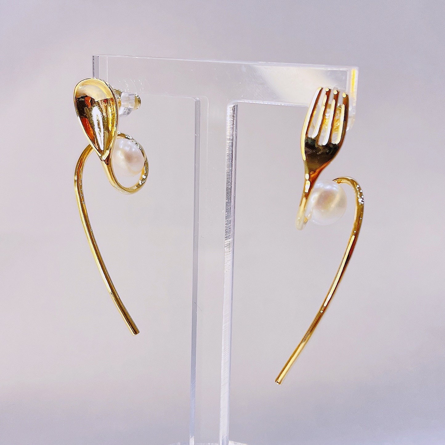 Cultery Spoon & Fork Earrings