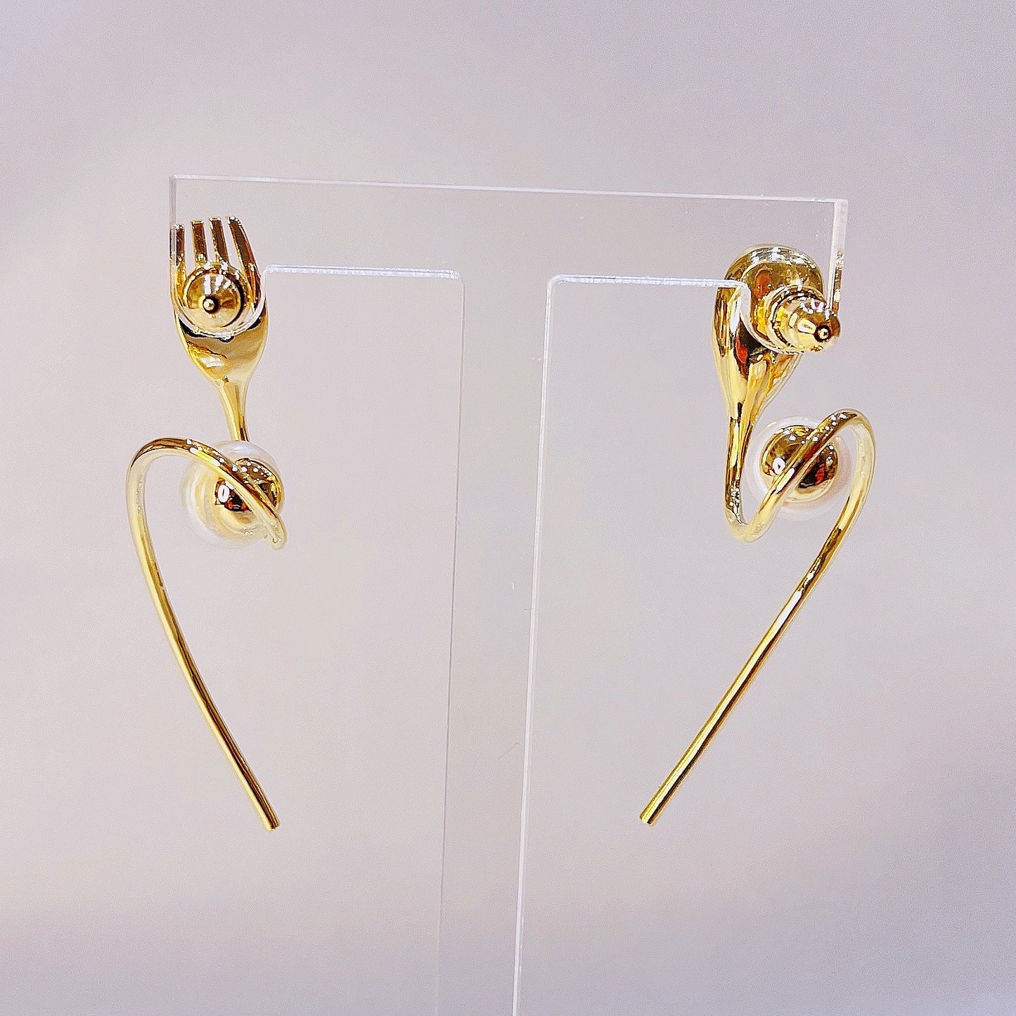 Cultery Spoon & Fork Earrings