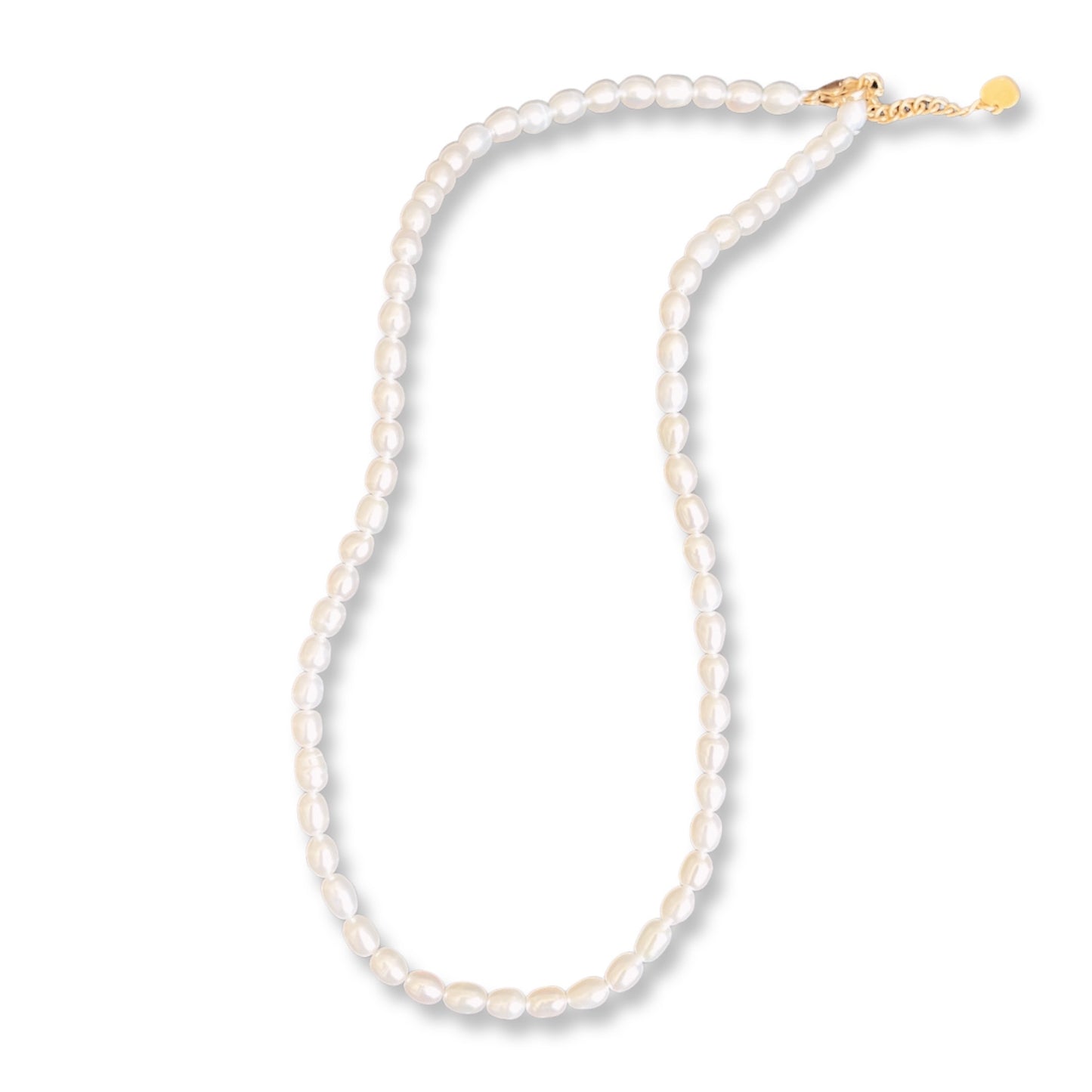 Classic Freshwater 5-6mm Oval Shape Pearl Necklace