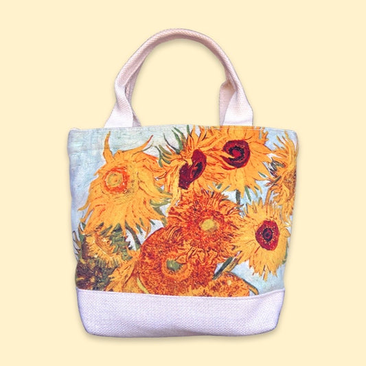 Sunflowers Tote Bag with Crossbody Strap