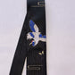 Crane Koi Fish and Ocean Wave Tie