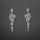 Sparkling Statement Earrings with Dazzling Rhinestones